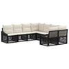 vidaXL Havesofa S&aelig;t 8 stk. 8-Antal s&aelig;der Sort polyrattan