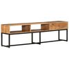 vidaXL tv-bord 160x30x45 cm massivt akacietr&aelig;