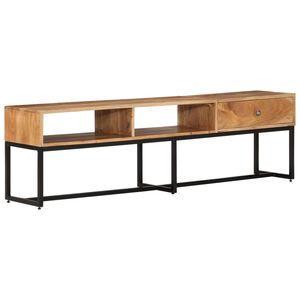 vidaXL tv-bord 160x30x45 cm massivt akacietr&aelig;