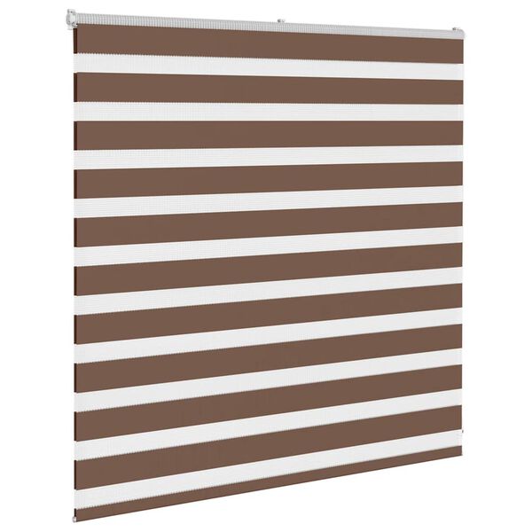 vidaXL zebragardin brun 140x100 cm stofbredde 135,9 cm polyester