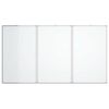 vidaXL magnetisk whiteboard 180x80x1,7 cm foldbart aluminium