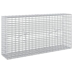 vidaXL Gabion med 5 mm tr&aring;d og 5x2,5 cm net 100x20x50 cm