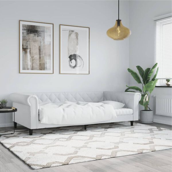 vidaXL daybed 80x200 cm kunstlæder hvid