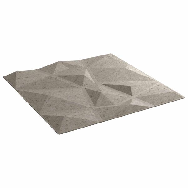 vidaXL V&aelig;gpaneler 48 pcs BetonGr&aring; 50 x 50 cm XPS Skum