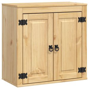 vidaXL Kabinet SKI HonningBrun 60 x 32 x 60 cm Massiv fyrretr&aelig;