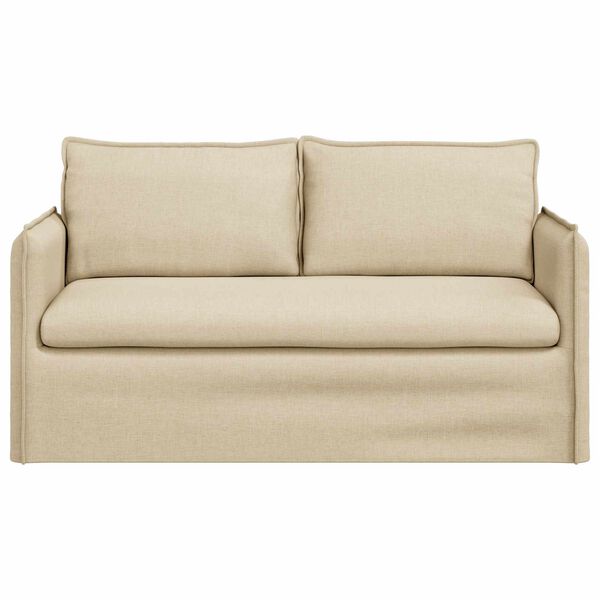 vidaXL Sofa Creme Samlede dimensioner: 156 x 82 x 85 cm (B x D x H)