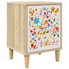 vidaXL Natskab MAINZ Sonoma-eg 36 x 33 x 50 cm Konstrueret tr&aelig;