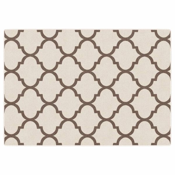 vidaXL gulvt&aelig;ppe 160x230 cm inde/ude skridsikkert kort luv flerfarvet