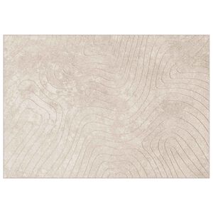 vidaXL Omr&aring;det&aelig;pper Rektangul&aelig;r PALMERAS Beige 120 x 170 cm Polyester