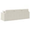 vidaXL Sofa Creme 228 x 78 x 80 cm Fl&oslash;jl