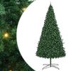 vidaXL Juletr&aelig; Med dekorative strenglamper Gr&oslash;n 400 cm PVC