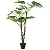 vidaXL Kunstig Monstera Plante Gr&oslash;n 70 x 16 x 130 cm Stof og tr&aelig;