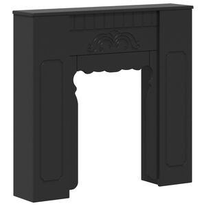 vidaXL Pejseramme Sort 93 x 20 x 89 cm Konstrueret tr&aelig;