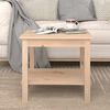vidaXL sofabord 50x50x45 cm massivt fyrretr&aelig;