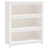 vidaXL bogreol 80x35x97 cm massivt fyrretr&aelig; hvid
