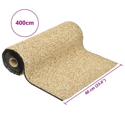 vidaXL stenfolie 400x60 cm naturligt sand