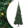 vidaXL Hj&oslash;rne Kunstigt Juletr&aelig; med 300 LED'er Gr&oslash;n 180 cm PVC og metal