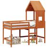 vidaXL Hemsengramme VoksBrun 90 x 190 cm Massivt fyrretr&aelig;
