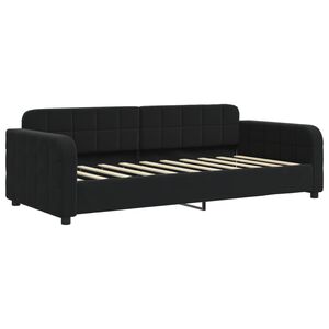 vidaXL daybed 90x190 cm velour sort