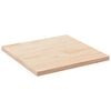 vidaXL bordplade 80x80x2,5 cm massivt tr&aelig; firkantet fyrretr&aelig;