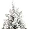 vidaXL kunstigt juletr&aelig; med sne 270 cm h&aelig;ngslet