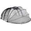 vidaXL Pooltelt Dome Transparent 640 x 432 x 205 cm PVC