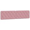vidaXL gavlpude 200 cm velour pink