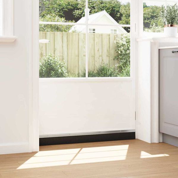 vidaXL Skruemonterede d&oslash;rb&oslash;rste t&aelig;tninger 6 pcs S&oslash;lv 100 cm