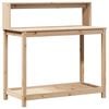 vidaXL plantebord med hylder 108x50x109,5 cm massivt fyrretr&aelig;