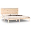 vidaXL sengeramme 150x200 cm massivt tr&aelig;