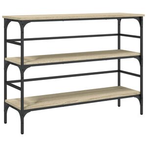 vidaXL konsolbord 100x32x75 cm konstrueret tr&aelig; sonoma-eg