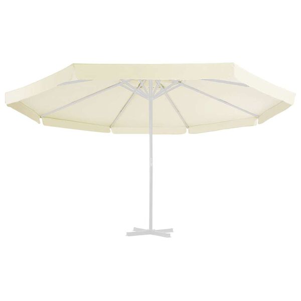 vidaXL udskiftningsdug til parasol 515 cm sandfarvet