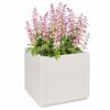 vidaXL Blomsterkasse Hvid 36 x 36 x 35 cm Plastik