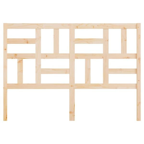 vidaXL sengeg&aelig;rde 146x4x104 cm massivt fyrretr&aelig;