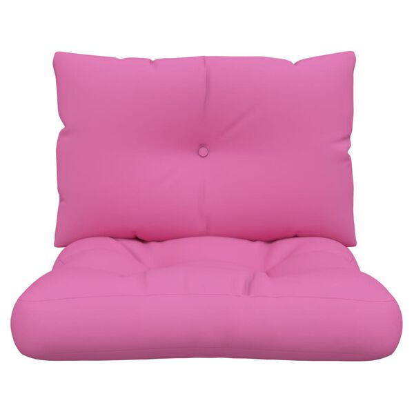 vidaXL pallehynder 2 stk. oxfordstof pink