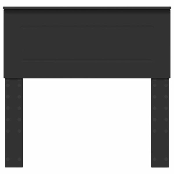 vidaXL Hovedg&aelig;rde Sort eg 90 cm Konstrueret tr&aelig;