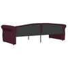 vidaXL daybed med madras og USB 90x200 cm stof lilla