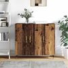 vidaXL Sideboard Gammelt tr&aelig; 90 x 34 x 80 cm Konstrueret tr&aelig;