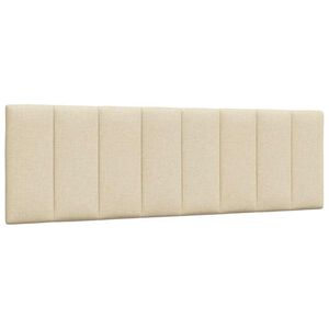 vidaXL gavlpude Hanko 160 cm stof cremefarvet