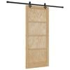 vidaXL Skyded&oslash;r ORKDAL 86 x 198,5 cm Massivt fyrretr&aelig; Naturfarvet