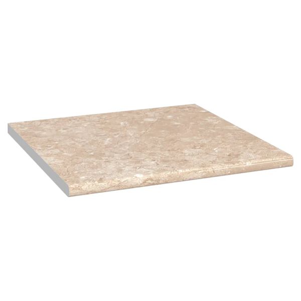 vidaXL k&oslash;kkenbordplade 60x60x2,8 cm sp&aring;nplade marmoreffekt beige