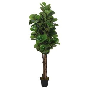 vidaXL kunstig violinfigen 96 blade 80 cm gr&oslash;n