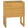 vidaXL badev&aelig;relsesskab 60x40x75 cm massivt teaktr&aelig;