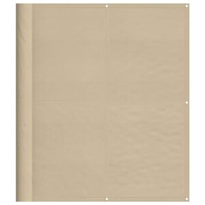 vidaXL altanafsk&aelig;rmning 120x700 cm 100 % polyester beige