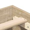 vidaXL Sengestel 2 pcs Sonoma 152 x 203 cm Konstrueret tr&aelig;