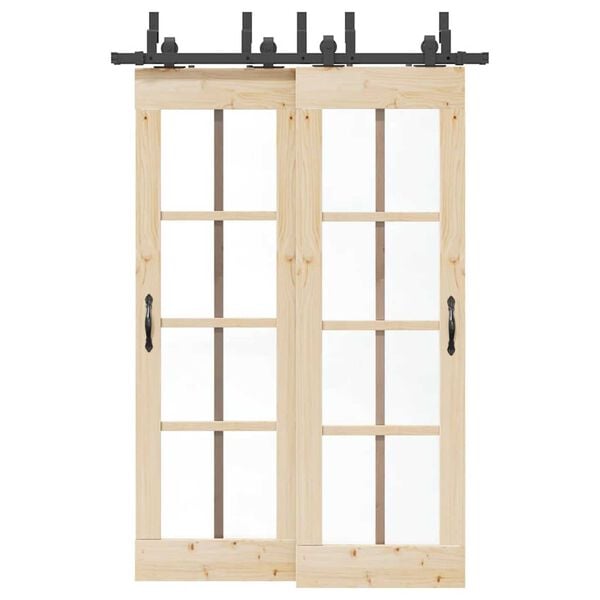 vidaXL skinnes&aelig;t til skyded&oslash;r 152,5 cm st&aring;l sort