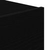 vidaXL Natskab med skuffe Sort eg 50 x 39 x 41 cm Konstrueret tr&aelig;