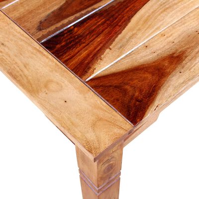 vidaXL spisebord i massivt sheeshamtræ 82 x 80 x 76 cm