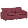 vidaXL modulsofa med hynder vinr&oslash;d