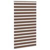 vidaXL zebragardin brun 135x230 cm stofbredde 130,9 cm polyester